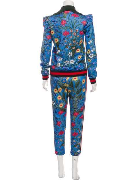 gucci floral tracksuit